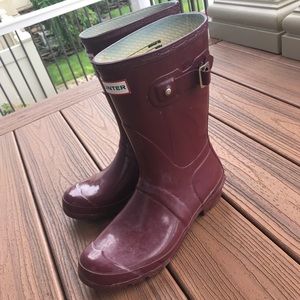 Short Hunter boots (W size 9)